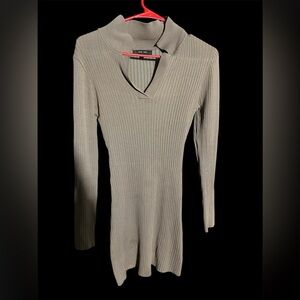 Better be women long sleeve dress turtleneck color brown size medium